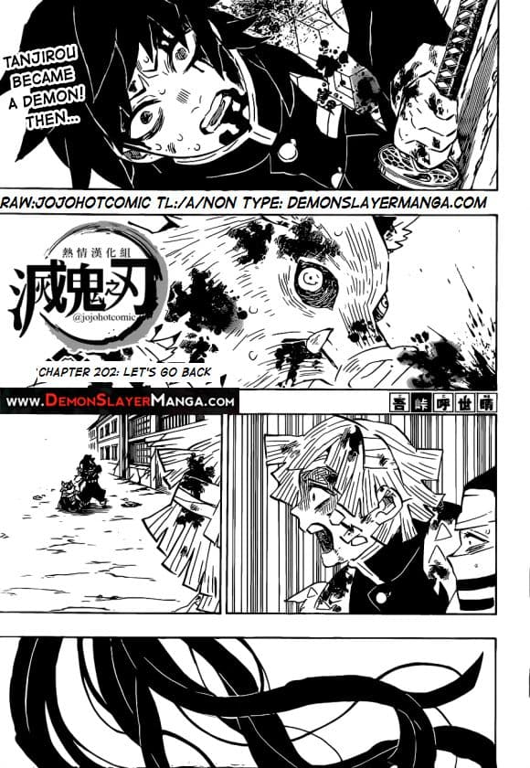 Demon slayer chapter 202 preview